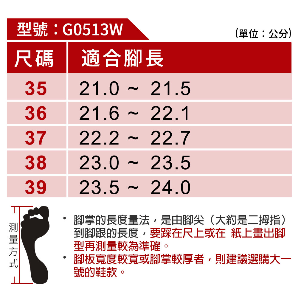 G0513W-尺寸表